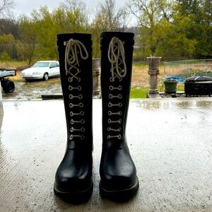 Ilse Jacobsen Rub1 Rubber Women's Tall Wellington Boots.  Size:10.5-11.